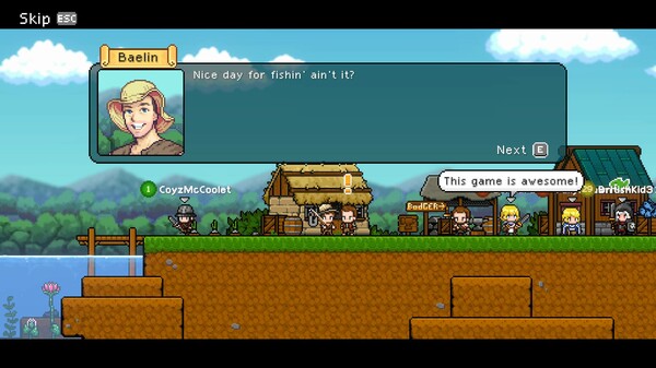 贝林正在钓鱼战斗