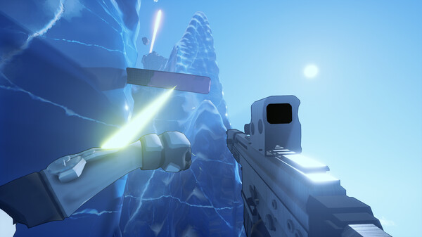 激烈的空中滑板战斗