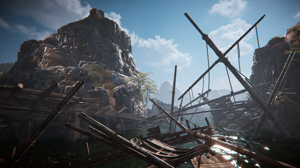 Amerzone 游戏场景截图 - 神秘的丛林入口