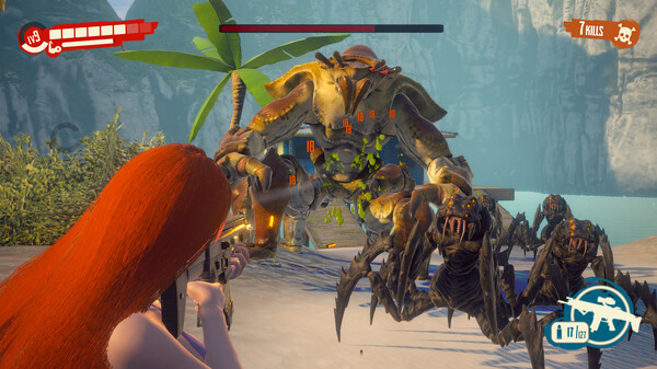 快节奏的射击战斗场面