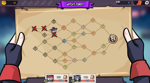 角色立绘与状态栏