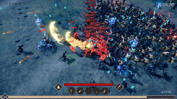 激烈的战斗场面