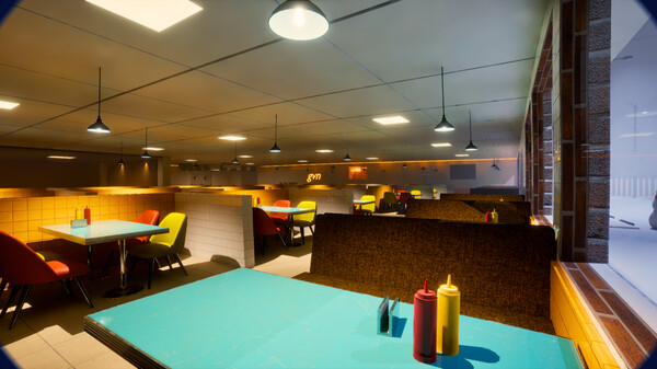 空旷的室内场景