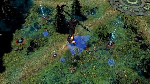 激烈的Boss战斗画面