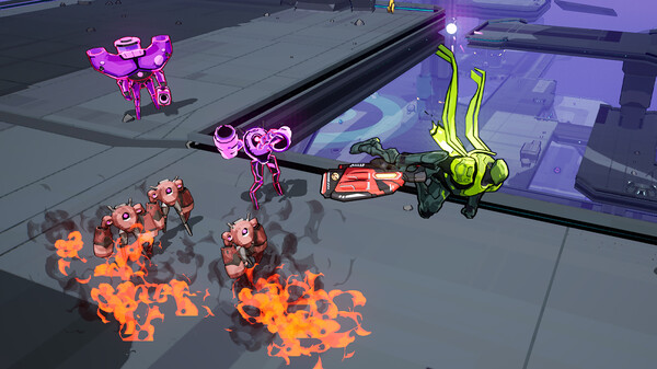 充满未来感的垂直地图关卡设计