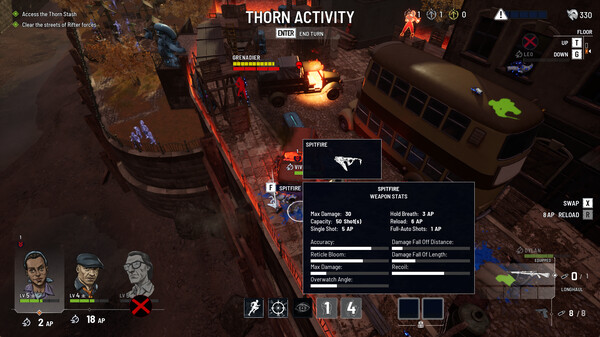 角色技能与装备界面