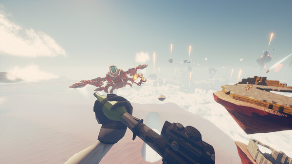 与巨型敌人的近距离交火