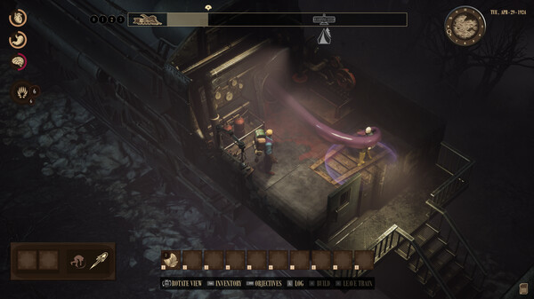 巨大的活体火车在荒原行驶