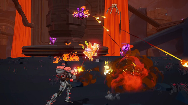 第一人称视角的武器射击特效展示