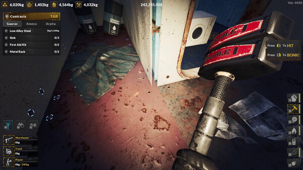 使用喷灯切割金属