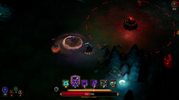 充满神秘感的Boss战场景