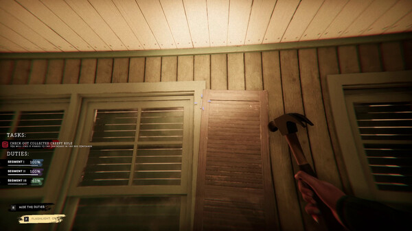 昏暗的走廊与压抑的氛围