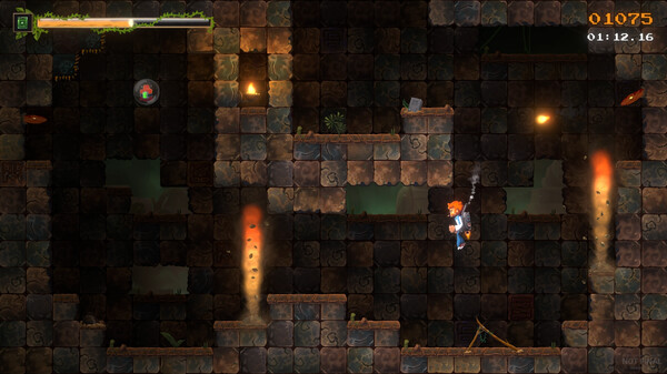 精彩的平台战斗场景