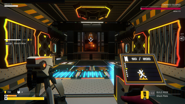 科幻风格的飞船内部