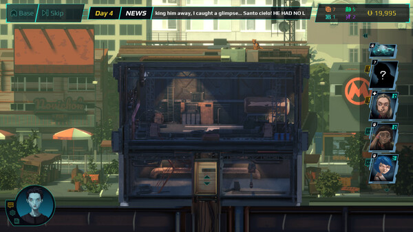 游戏内的对话剧情场景