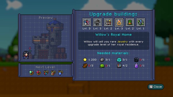 游戏中的收集品界面