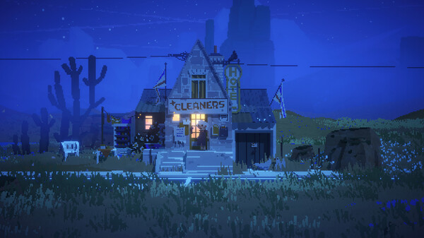 SUMMERHOUSE 游戏中的夜景展示