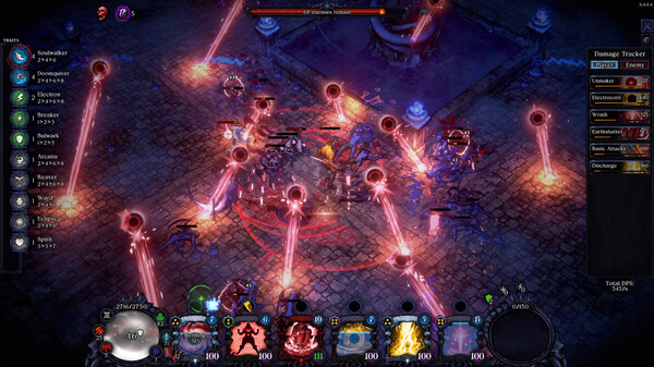 Spell inventory and shop interface