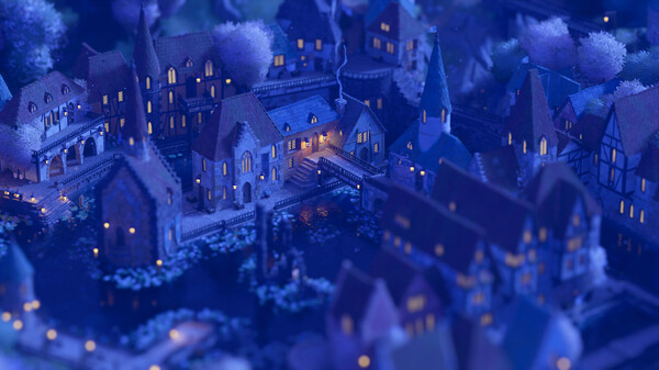 林间小世界 水边建筑