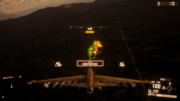 黄昏时刻的空袭行动